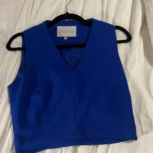 Lucy Paris v-neck crop top size M